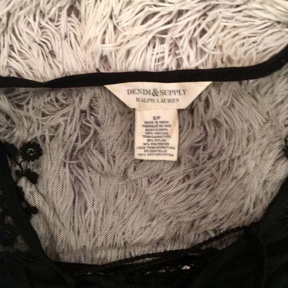 *BOGO* Lace Top Ralph Lauren Loose Tee - Picture 2 of 4